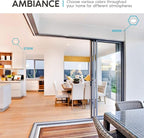 LUXRITE 5/6 Inch LED Recessed Retrofit Downlight, 14W=90W, CCT Color Selectable 2700K | 3000K | 3500K | 4000K | 5000K, Dimmable Can Light, 1100 Lumens, Wet Rated, Energy Star, Smooth Trim (6 Pack)