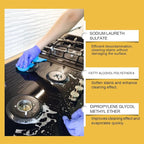 Greasy Dirt Clean Spray, Degreaser Cleaner Heavy Duty, Kitchen Cleaner, All Purpose Stain Removal Cleaners, Oven And Grill Cleaners Clean Up Kitchen Oil Stains(1, pc-120ml)