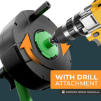 drain snake [50FT] - Auto Feed - Ideal plumbing snake for sink and drain unblocking - Solid drain auger for real DYIs!