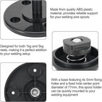 MIG Welding Wire Spool Holder, For 1KG and 5KG Reels Various MIG Welders, ABS Plastic Wire Spool Hub Assembly Replacement, Gas Shield Welder Wire Feeder Disc Shaft Damping