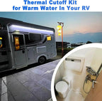 RV Water Heater Thermal Cutoff Kit with ECO Thermostat Assembly Kit, Replacement Part for Atwood 91447 93866 RV Camper Water Heater Tank Repair