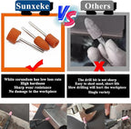 64Pcs Sanding Bits for Dremel Rotary Tools, 42Pcs Aluminum Oxide Grinding Stones Sanding Drill Bits (1/8 inch Shank) and Sanding Drums, Grinding Bits for Metal Rust Removal Polishing