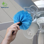 EVERSPROUT Twist-On Cobweb Duster | Hand Packaged to Protect Bristles | Indoor & Outdoor Brush Attachment | Fits Standard Acme Threaded Poles | Brush Head with Handle, No Pole (Medium-Stiff Bristles)