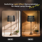 Large lampshade, drum lamp shades,desk lamp shade, and floor lamp shade are 12 "Top x 14" Bottom x 10 "Hight, used for bedrooms, living rooms, and college dorm room