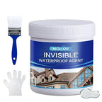 Transparent Waterproof Adhesive, 17.5oz Leak Invisible Waterproof Sealant for Roofs, Walls, Bathroom, Shower, Window Sills, Indoor & Outdoor Water Proof Paint
