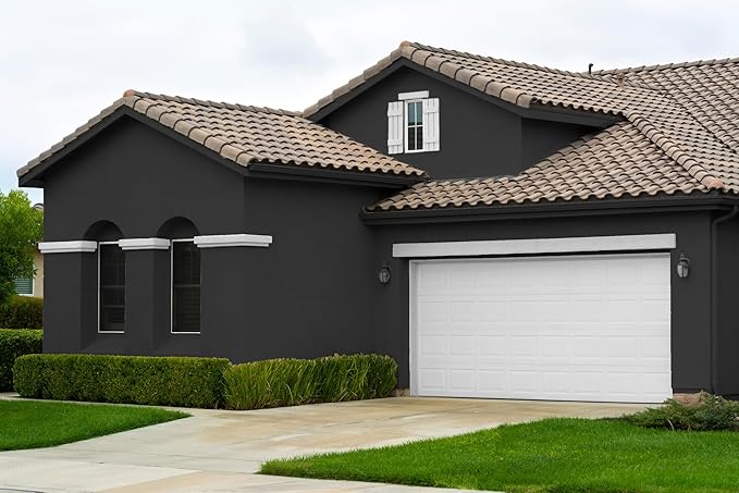 EVOLVE Paint & Primer: Environment-friendly, Low Sheen with One-coat Coverage for Interior & Exterior surfaces (Black Iron, 1-Gallon)