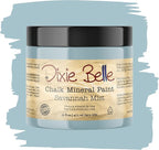 Dixie Belle Paint Company Chalk Finish Furniture Paint - Savannah Mist (16oz) - Matte Cloudy Blue Chic Chalk Mineral DIY Furniture Paint