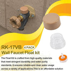 RK-17VB Vacuum Breaker Float Kit Compatible with Woodford Model 17(4 Pcs)