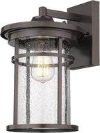 Casia Wall Sconce, Outdoor Lighting Fixture, 14.17'' H x 8.66'' W, Oil Rubbed Bronze, Lobby, Entryway, Patio, Porch, Balcony, UL Listed