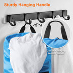 Femuar Laundry Bag Backpack Durable Laundry Bag with Shoulder Straps and Mesh Pockets Portable Laundry Dirty Clothes Hamper Bag for College Dorm (Blue)