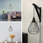 6 Pack Lamp Socket Replacement, Phenolic Medium Base Light Socket, E26 Screw Bulbs Edison Retro Pendant Lamp Holder, Lampshade Ring, 1/8 IP Thread Cap (Lamp Socket Pull Chain)