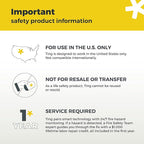 Electrical Fire Prevention Sensor & Service - Residential Use Only - 12 Months of Required Service Included - Home Fire Safety