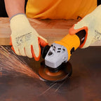 Hoteche 4-1/2-Inch Angle Grinder 6-Amp Compact Grinder Tool for Metalworking and Masonry Cutting (Tool Only)