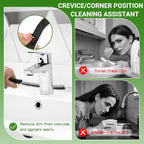 Cleaning Brush Set for Washing Machine, Bathroom, Shower & Kitchen - Scrub Brushes with Long Handle, Stiff Bristles, Crevice Tool - Tile, Bathtub, Sink, Grout Cleaning Brushes Household Tools