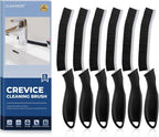 Crevice Cleaning Brushes, Cleaner Scrub Brush Tool for Hard to Reach Tight Space, Home Essentials, Cleaning Supplies for Shower, Bathroom, Kitchen, Toilet, Window