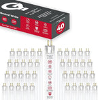 GoodBulb F21T5/835/ECO 21W 34 Inch T5 Fluorescent Light Bulb, 3500K Soft White Medium Bi-Pin Base, 2100 Lumens 85 CRI 36000 Life Hours, Instant/Programmed Start (40 Pack)