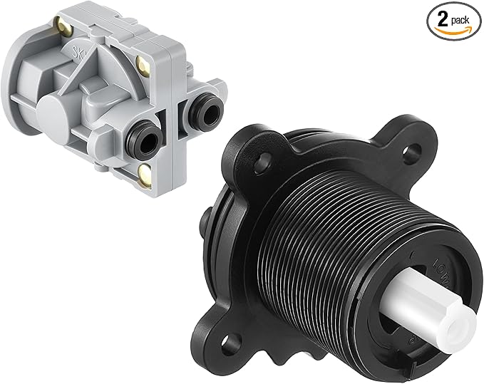Dreyoo 2 Pieces Pressure Balancing Cartridge and Valve Stem Assembly, Compatible with 971-2500 and 974-2910, Compatible with Pfister 0X8/JX8/VB8/JV8 Deep Casting Valve, for Single Handle Tub/Shower