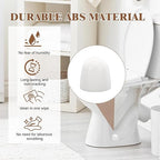 8 pcs White Toilet Bolt Caps, Toilets Bolt Covers Decorative, 1.46IN Height Toilet caps for Bottom of Toilets, No Need to Cut The Bolts and No Tools Required