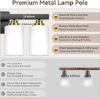 5-Light Bathroom Light Fixtures, 31" Modern Vanity Lights Over Mirror with Milky White Glass Shade, Black & Gold Light Fixture, Classic Wall Light Fixture for Mirror Living Room Cabinet Bedroom Porch