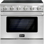CT Copper Tailor 36 Inch Electric Range with Convection Oven,Freestanding Oven, 6.0 cu. ft. Capacity,in Stainless Steel