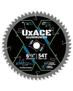 6-1/2-Inch 54-Tooth Circular Saw Blade, 5/8-Inch Arbor, Aluminum, Non-Ferrous Metal Cutting Blade, Carbide Tip, Thin Kerf, for Thin Aluminum, Plastic, Composite