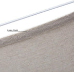 Yosoan 2-Light Double Lamp Semicircle Fabric Shades, Linen Fabric Lampshade 2 Bulbs for Wall Sconce Lamp Replacement for Stairwell Bedside Hallway Home Decor(Linen)