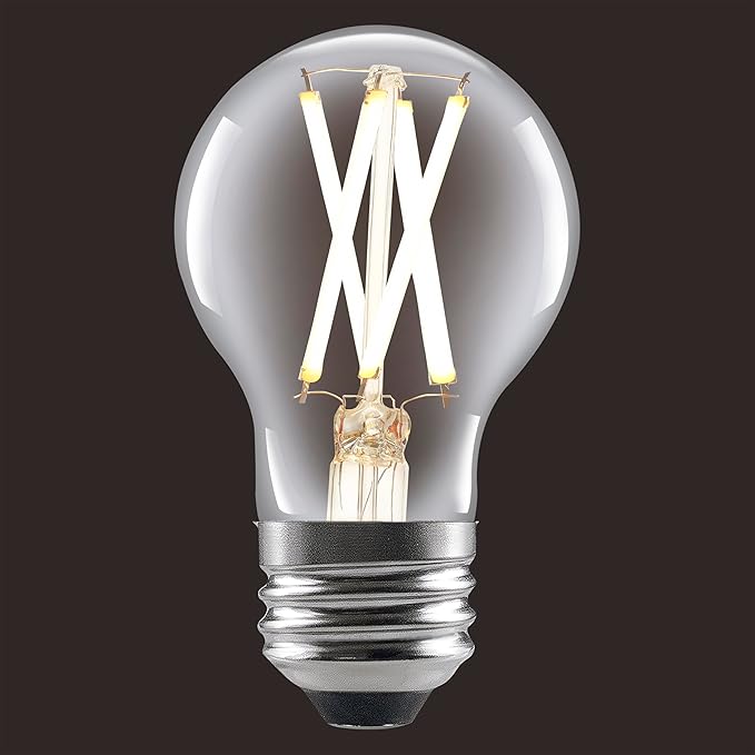 Sylvania LED TruWave Natural Series A19 Light Bulb, 100W Equivalent, Efficient 15W, 1600 Lumens, Medium Base, Dimmable, Clear, 2700K, Soft White - 2 Pack (42305)