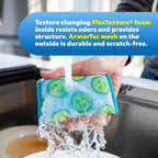 Scrub Daddy Scour Daddy XL - Large Heavy Duty Sponge & Non Scratch Scouring Pad - 18 Pack of Bulk Sponges & Commercial Cleaning Supplies - Durable & Odor Resistant (18 Count)