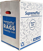 Premium Color Knit Cleaning Rags (25 lbs. Box) – Shop Rags Bulk for Workshops, Mechanics, Painters, and Home Use, Multipurpose Cotton T-Shirt Rags