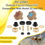 RK-22MH Faucet Repair Kit Metal Handle Compatible with Woodford Model 22,Model v22