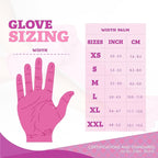 4 Mil – Fuchsia Pink Nitrile Gloves – Disposable Latex Free & Powder Free– Chemical Resistant, Pink Rubber Gloves