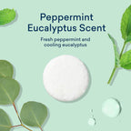BLUELAND Toilet Bowl Cleaner Tablets, 2-Pack, 28 Count, Peppermint Eucalyptus, Plastic-Free, No Harsh Chemicals, Plant-Based