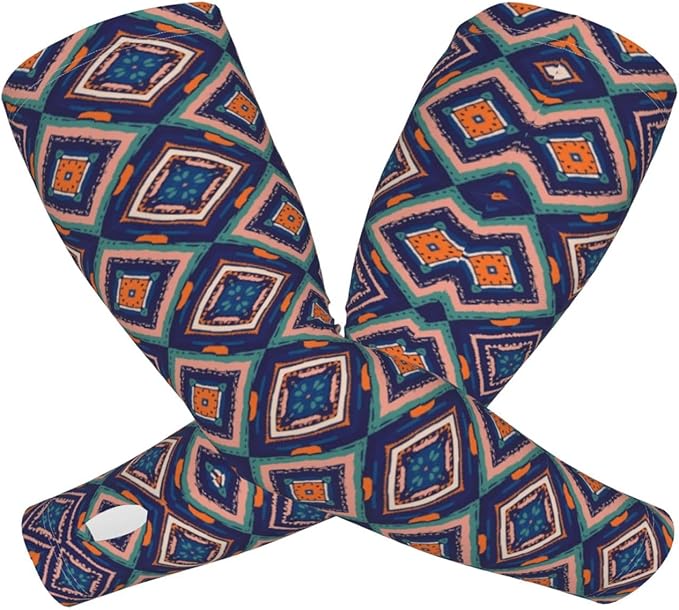 Men Women Anti-Slip Cooling Arm Sleeves Comfortable Sunshade for Summer Sports