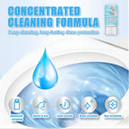 Automatic Toilet Cleaner, Blue High-Concentration Liquid for Powerful Toilet Bowl Cleaning, Lasts 200 Days or Over 4000 Uses, Deodorizes and Prevents Stains in Bathroom Toilets (1Bottle)