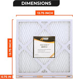 Tiger Tough 14x14x1 MERV 8 MPR 600-800 Air Filter, High-Performance AC Furnace & HVAC Filter, 4-Pack