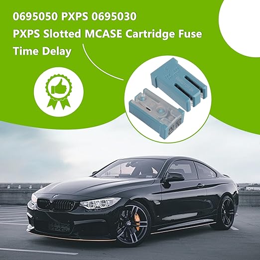 20A 32V Mini Slotted Automotive MCASE Shaped Cartridge Fuse Kit(Pack of 6pcs,20A)