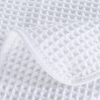 POLYTE Microfiber Quick Dry Lint Free Bath Sheet, 70 x 35 in, Set of 2 (Waffle Weave)