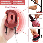 Saillong 2 Sets Toilet Float Replacement Kit, Universal Toilet Flusher Replacement Kit and 2 Inch Flapper Replacement, High-Performance Tank Water Control and Fill Valve