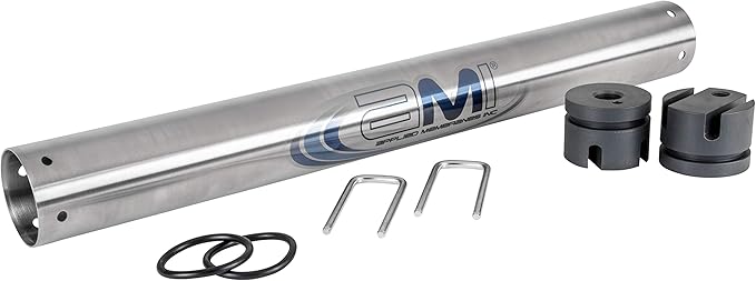 APPLIED MEMBRANES, INC. 4x40 RO Membrane Housing | Stainless Steel RO Pressure Vessel for 4" x 40" RO, UF, NF, MF Membrane Element | Commercial Water Treatment | 300 PSI | U-Pin Style | PV4040SSAU-316