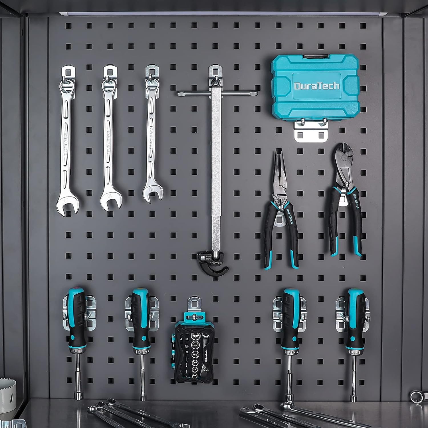 DURATECH Telescoping Basin Wrench, Sink Wrench, Adjustable 3/8'' to 1-1/4'' Capacity Jaw with 10" to 17" Extendable Handle, for Tight Space