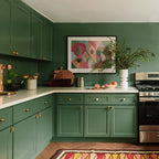 DWIL Matte Finish Furniture Paint - 5 Oz Wood Paint for Cabinets, Doors, Tables, and Dressers Refinishing - Water-Based, Non-Toxic & Odorless, Easy to Apply(Olive Green)-Trial Pack