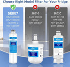 HAF-CIN/EXP Water Filter for Samsung DA29-00020B Rs25h5111sr, Hdx Fms-2 Water Filter for Samsung Refrigerator rf28hfedtsr RF263BEAESR Rf260beaesr RF263BEAESG Rs25j500dsr Rf28hmedbsr, 3 Pack SETFEEL