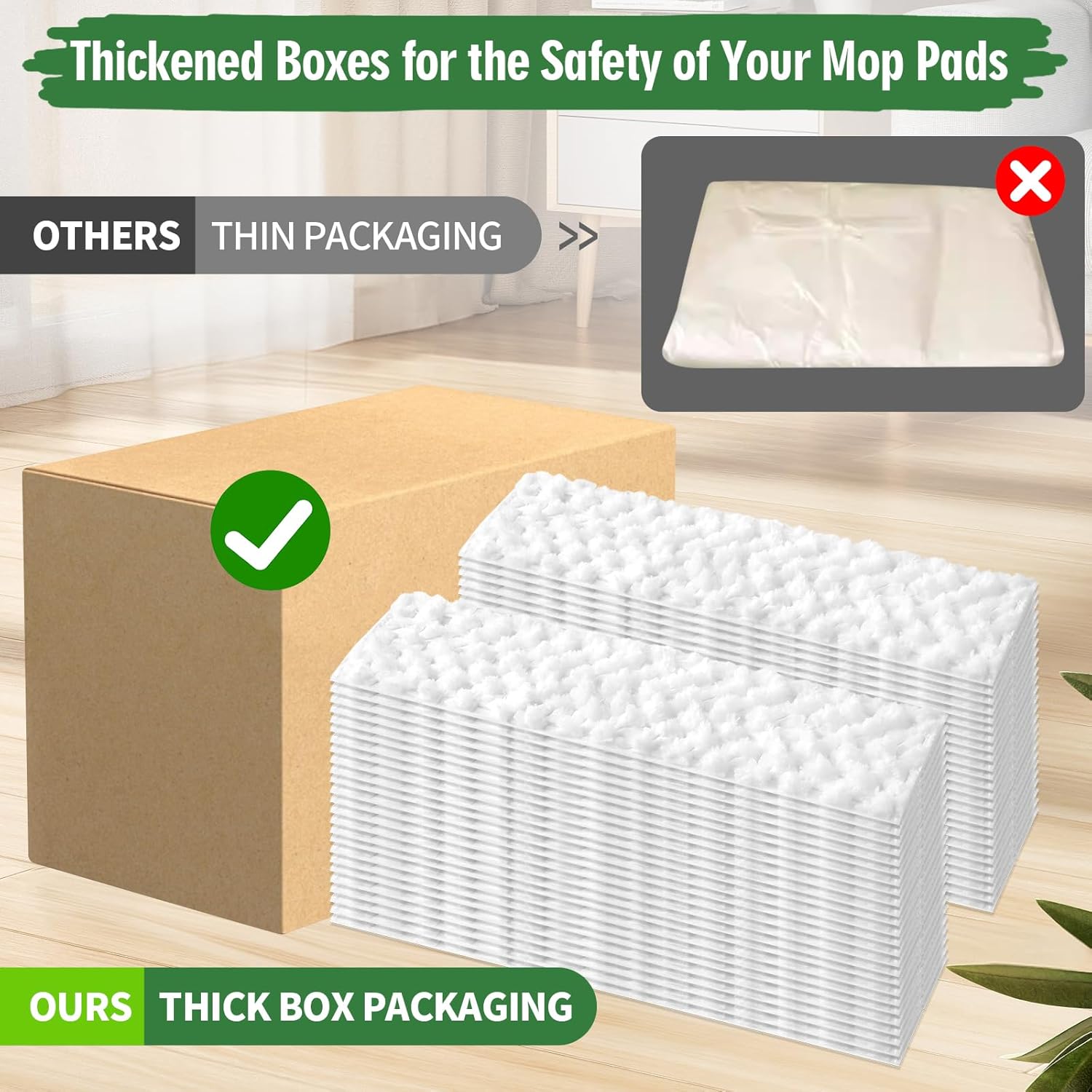 Heavy Duty Dry Sweeping Cloths Compatible with Swiffer Sweeper XL Mop, Sweeper X-Large Dry Cloth Refills for Floor Mopping and Cleaning, Disposable Pet Dry Pads Refills, 80 Count