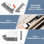 15 Pcs Window Groove Cleaning Brush Tool, Door Window Track Cleaner Groove Gap Cleaning Tools Crevice Cleaning Brush Gap Scrub Brush for Shutter Sliding Door Keyboard Tile Lines Sill Car Vents