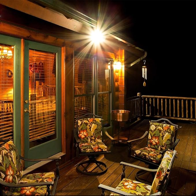 4 Pack Long Lifespan PAR38 Flood Light Bulb, Dimmable 38W 120V, High Output 400LM, Warm White, E26 Base, Indoor/Outdoor