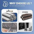 APPASO Touchless Kitchen Faucet, 3 Modes Smart Motion Sensor Kitchen Faucet with Pull Down Sprayer, Brushed Nickel Activated Faucet for Kitchen Sink with Soap Dispenser