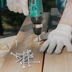 QISHENG White Head 100 PCS #4x3/4(0.75 inch) Stainless Steel Phillips Flat Head Wood Screws,Stainless Steel 18-8 A2(304) Screw