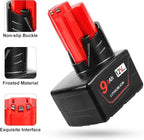 TeenPower Replacement for Milwaukee M12 Battery 9.0 2/pk Compatible with Milwaukee M12 Power Tools Compatible with 59-1812 Charger