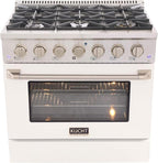 Kucht KNG361/LP-W Gas Range, White