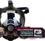 Parcil Distribution Gas Mask Survival Nuclear and Chemical Full Face Respirator - Organic Vapor & Particulate - CE Tested
